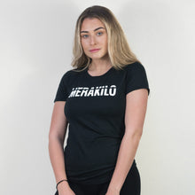 Load image into Gallery viewer, Merakilo Ladies Blaze T-Shirt - Black - merakilo