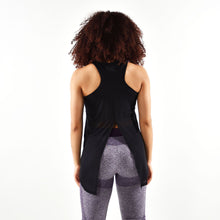 Load image into Gallery viewer, Tops - Merakilo Women&#39;s Open Back Vest - Black
